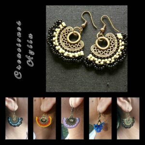 Ayllu Arte - Aretes en mostazilla