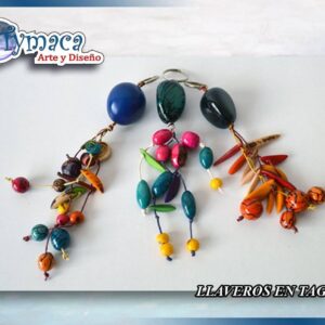 Llaveros en tagua
